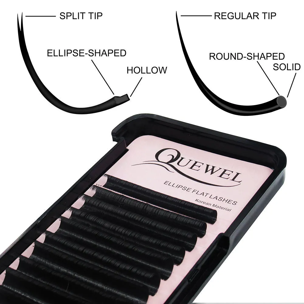 0.20mm Ellipse Flat Lashes FK series | Quewel®