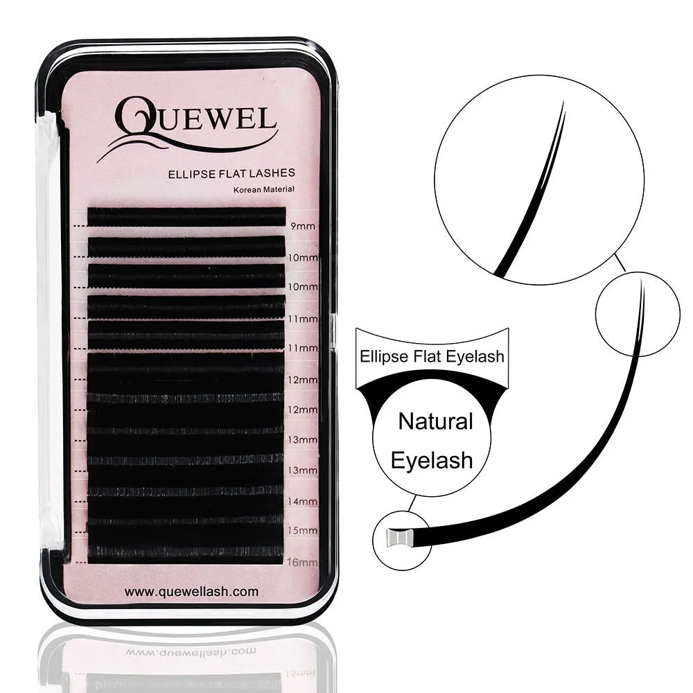 0.20mm Ellipse Flat Lashes FK series | Quewel®