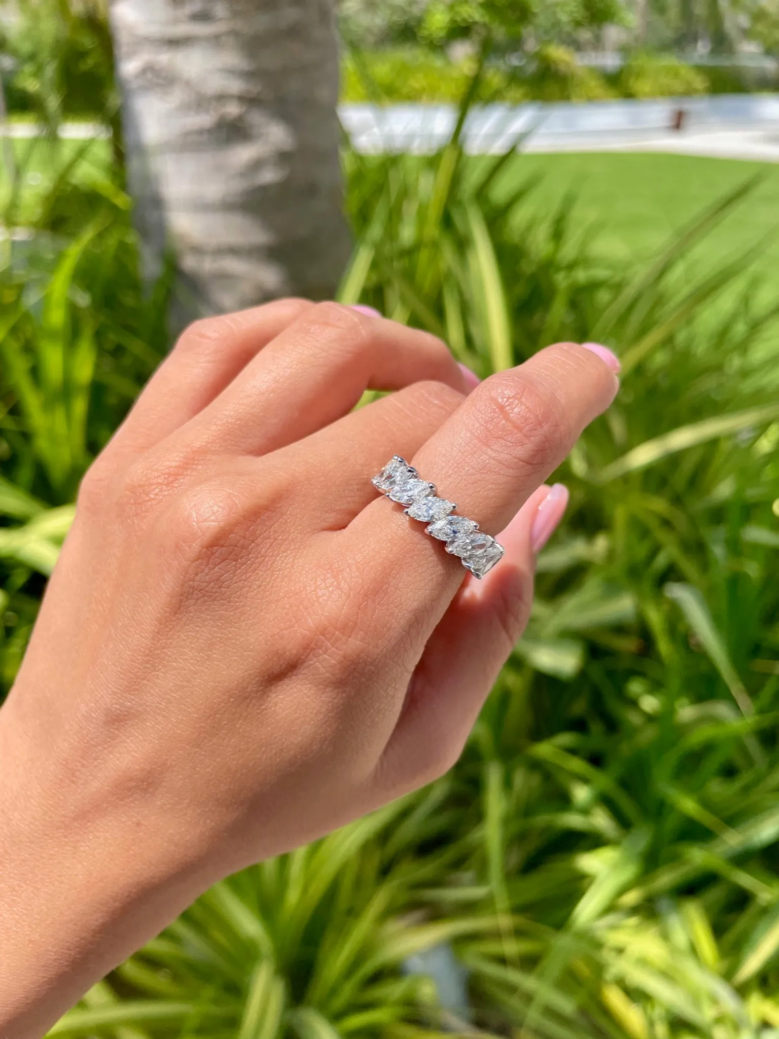 0.30ct Marquise Diamond Eternity Ring