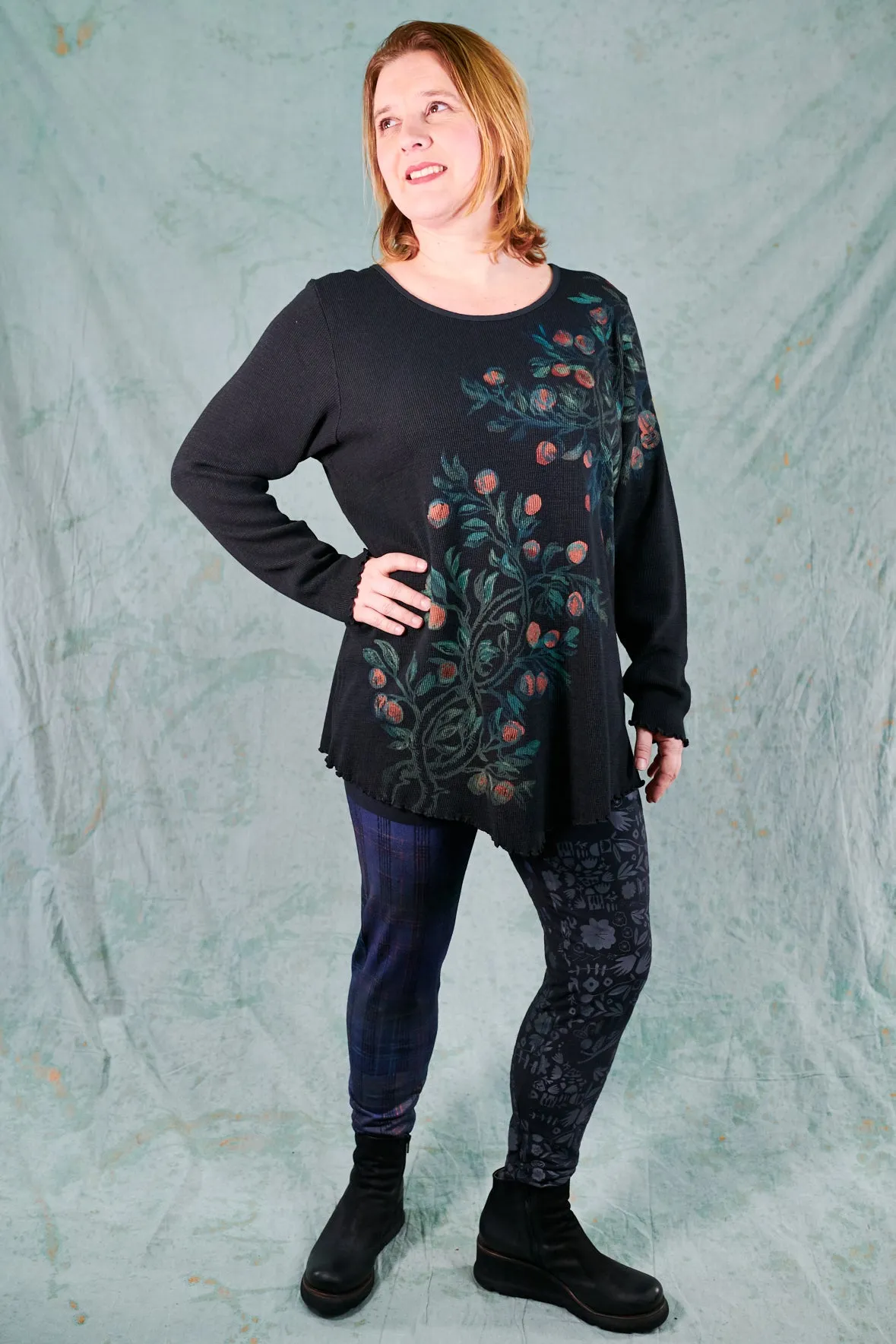 1561 Thermal Wedge Top-Black-P