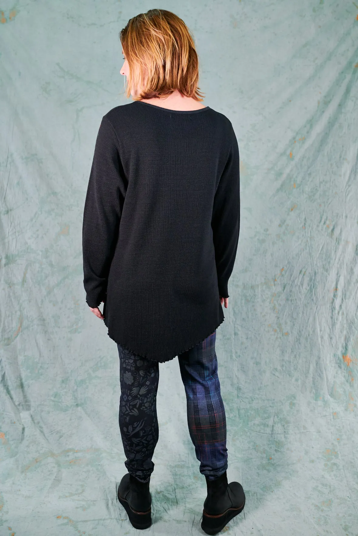 1561 Thermal Wedge Top-Black-P
