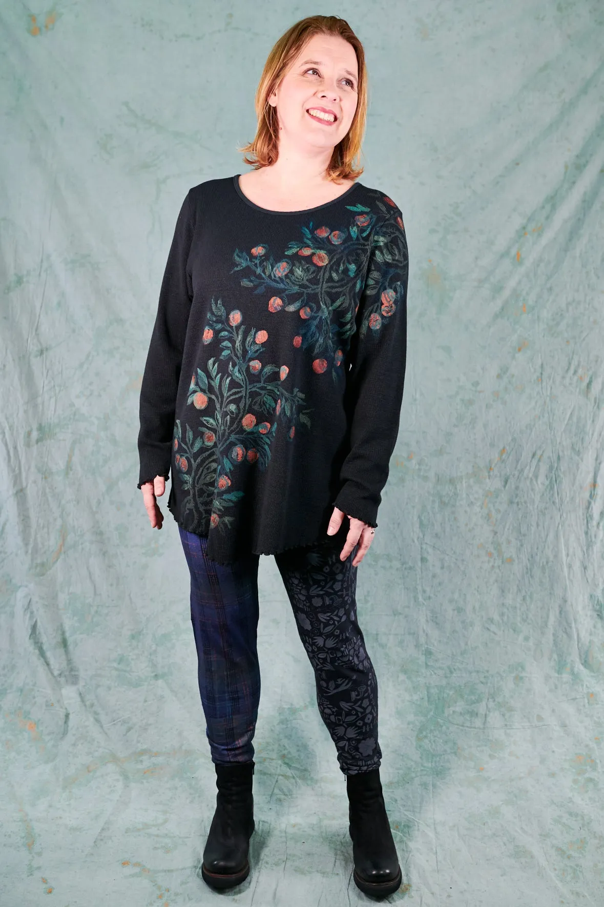 1561 Thermal Wedge Top-Black-P