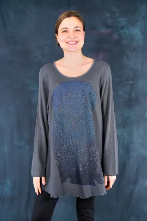 1561 Thermal Wedge Top-Sea Grey-P