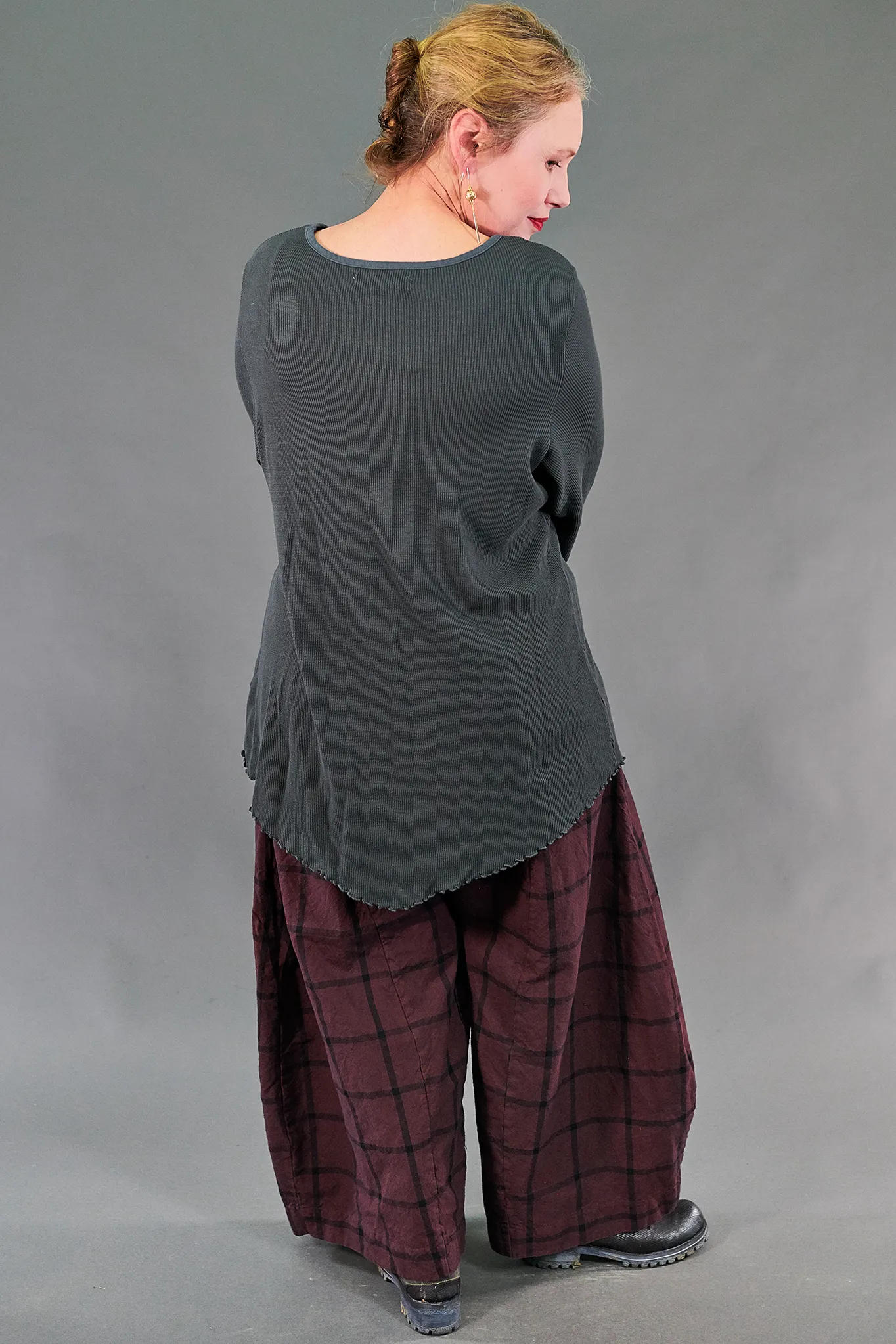 1561 Thermal Wedge Top-Sea Grey-U