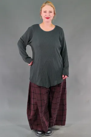 1561 Thermal Wedge Top-Sea Grey-U