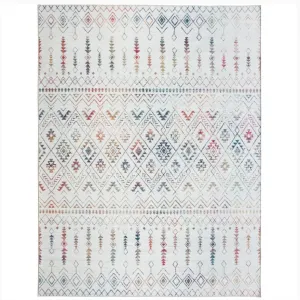 3 x 5 Rug Moroccan Ivory Multi