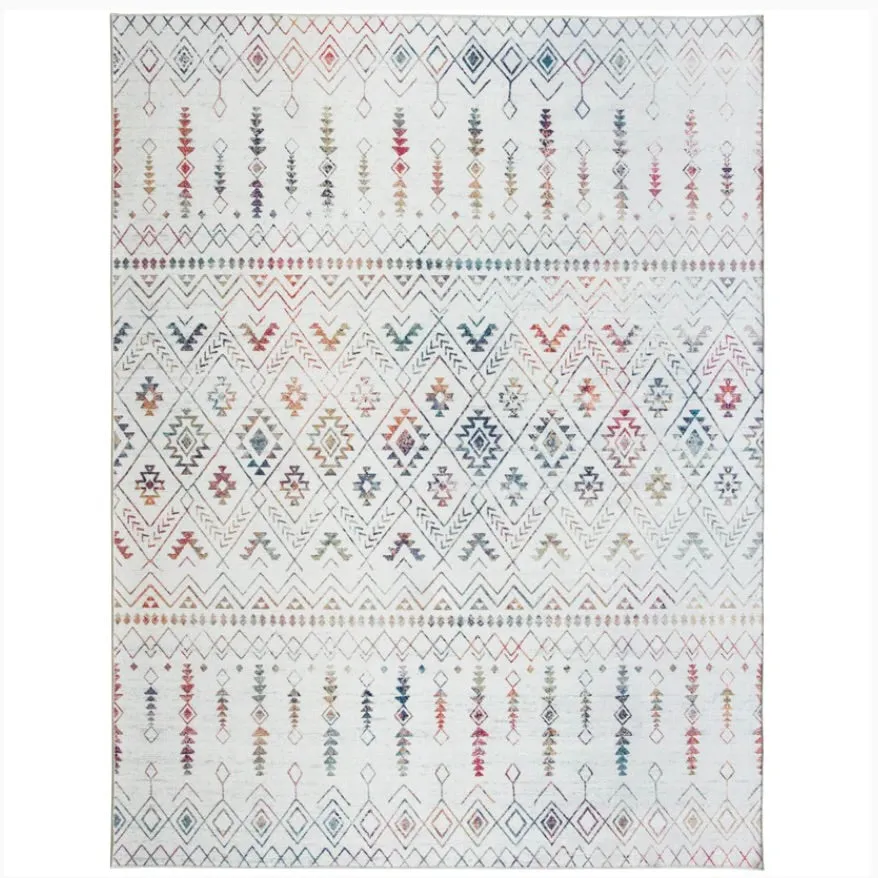 3 x 5 Rug Moroccan Ivory Multi