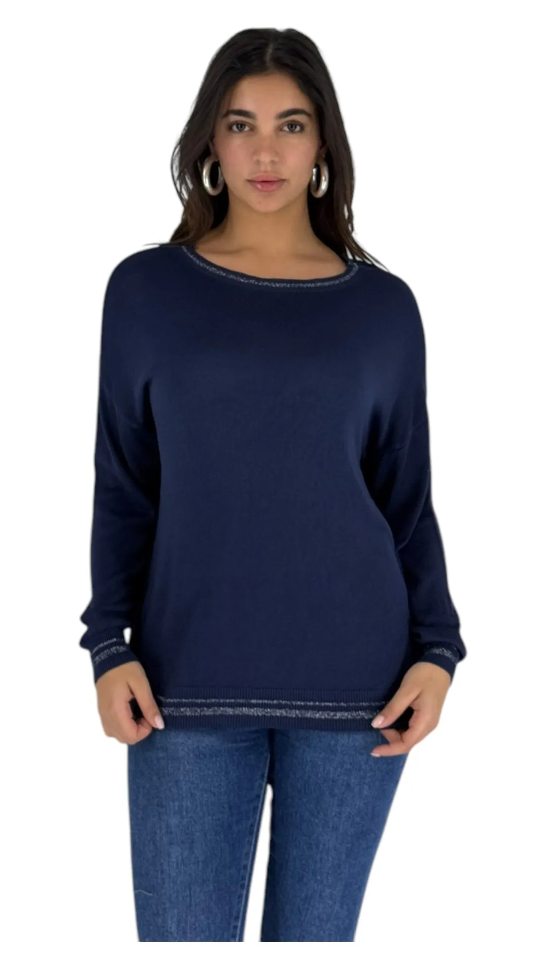 Abz navy top