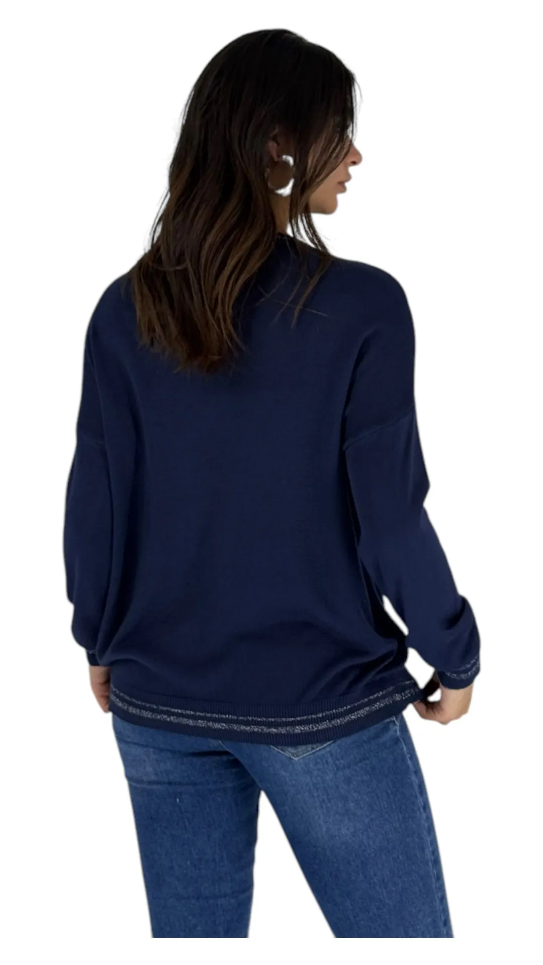 Abz navy top