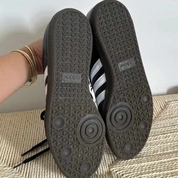 Adidas Samba Black and White Men's Shoes