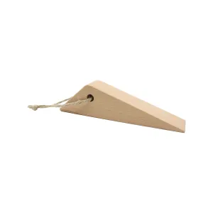 Adoored 170mm Light Stain Timber Door Wedge