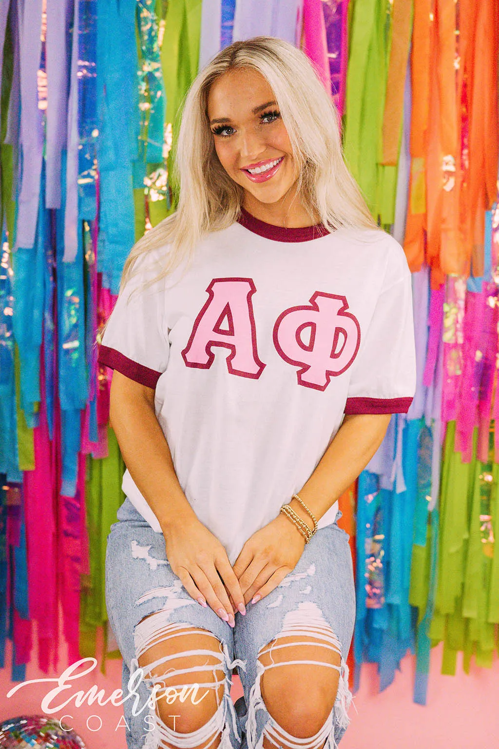 Alpha Phi Recruitment Simple Greek Letters Ringer