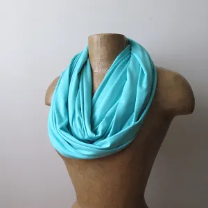 AQUA BLUE Infinity Scarf