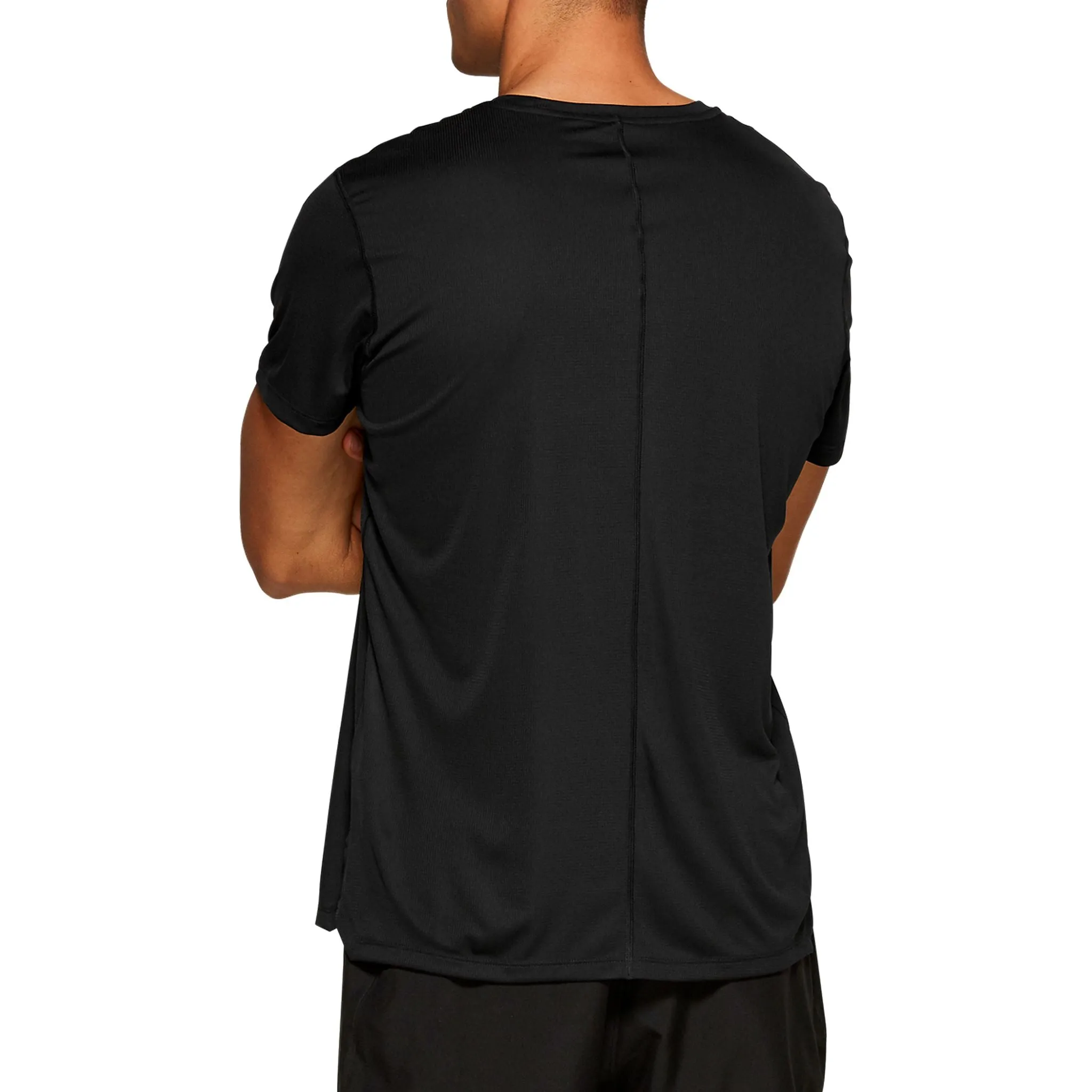 ASICS Silver Mens Short Sleeve Top