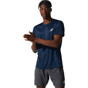 ASICS Silver Mens Short Sleeve Top
