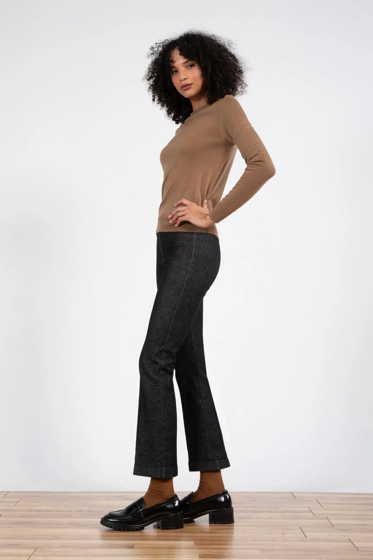 Avenue Montaigne - Women - Black Denim Leo