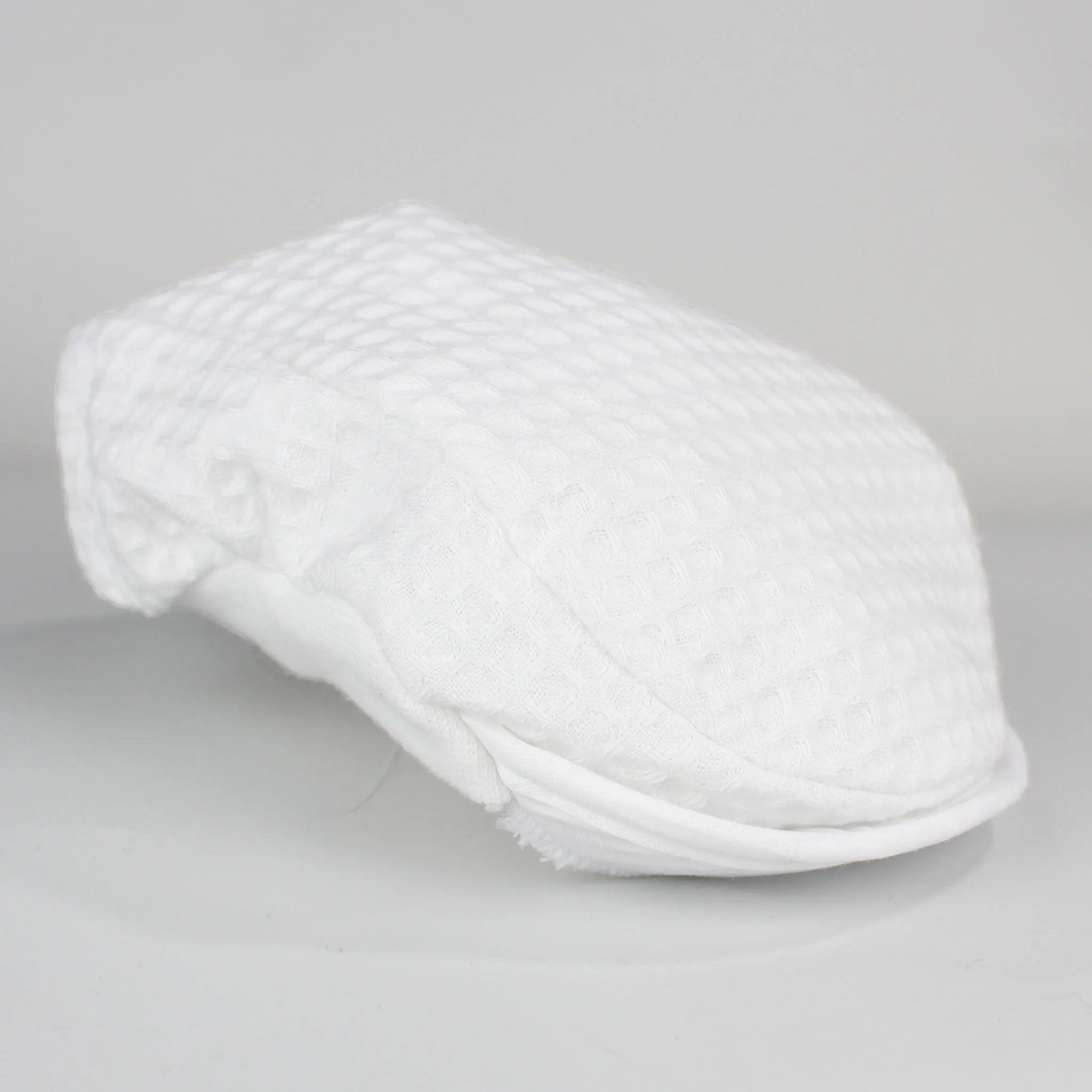 Baby Boys Flat Cap - White