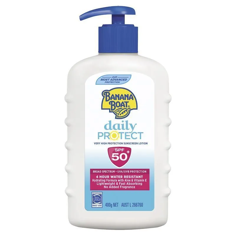 Banana Boat Daily Protect Pump SPF50  400g