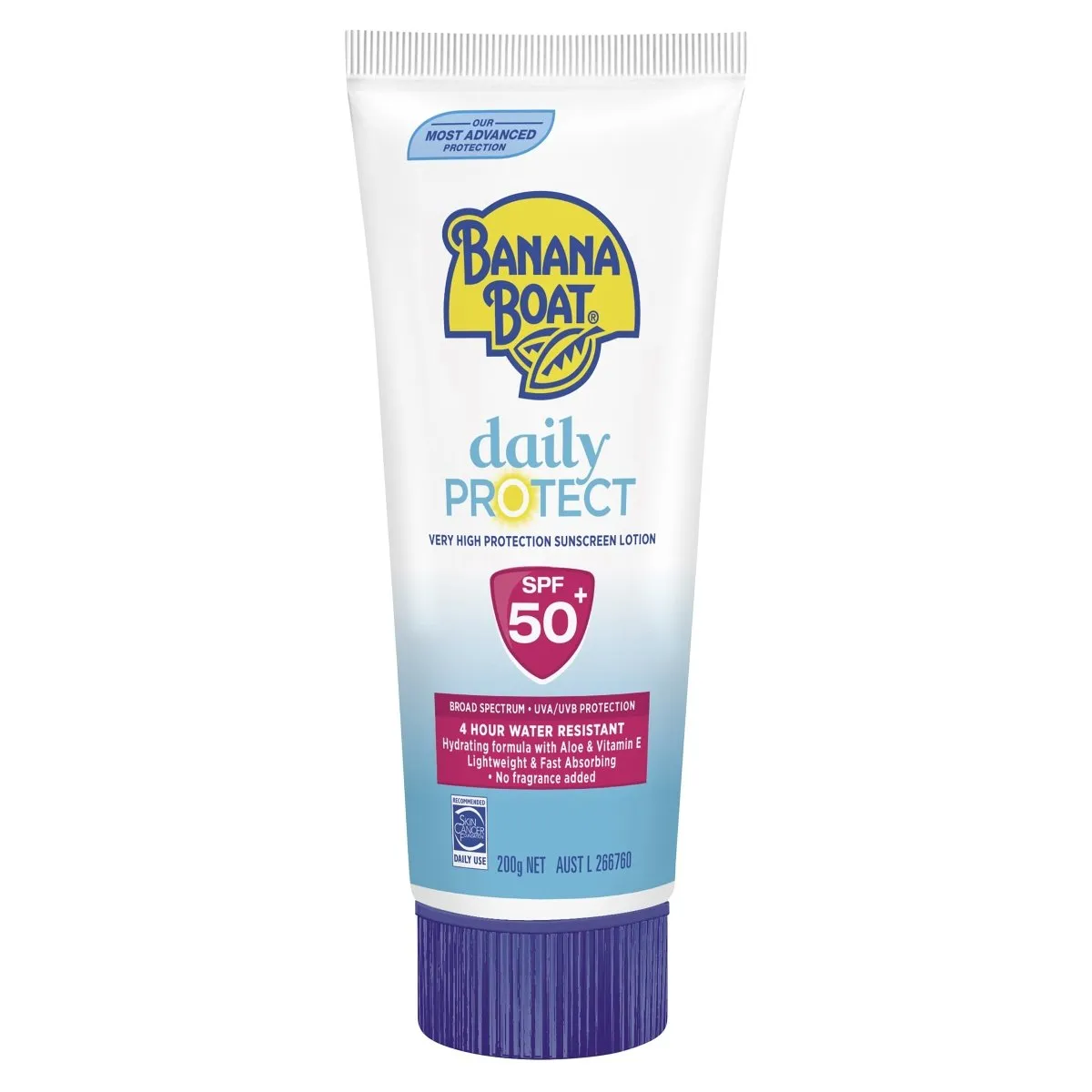 Banana Boat Daily Protect Sunscreen Lotion SPF50  200g