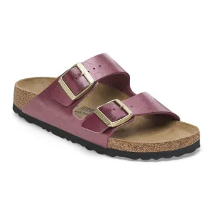 Birkenstock Arizona Birko-Flor in Graceful Berry & Desert Camo Available in Narrow Widths