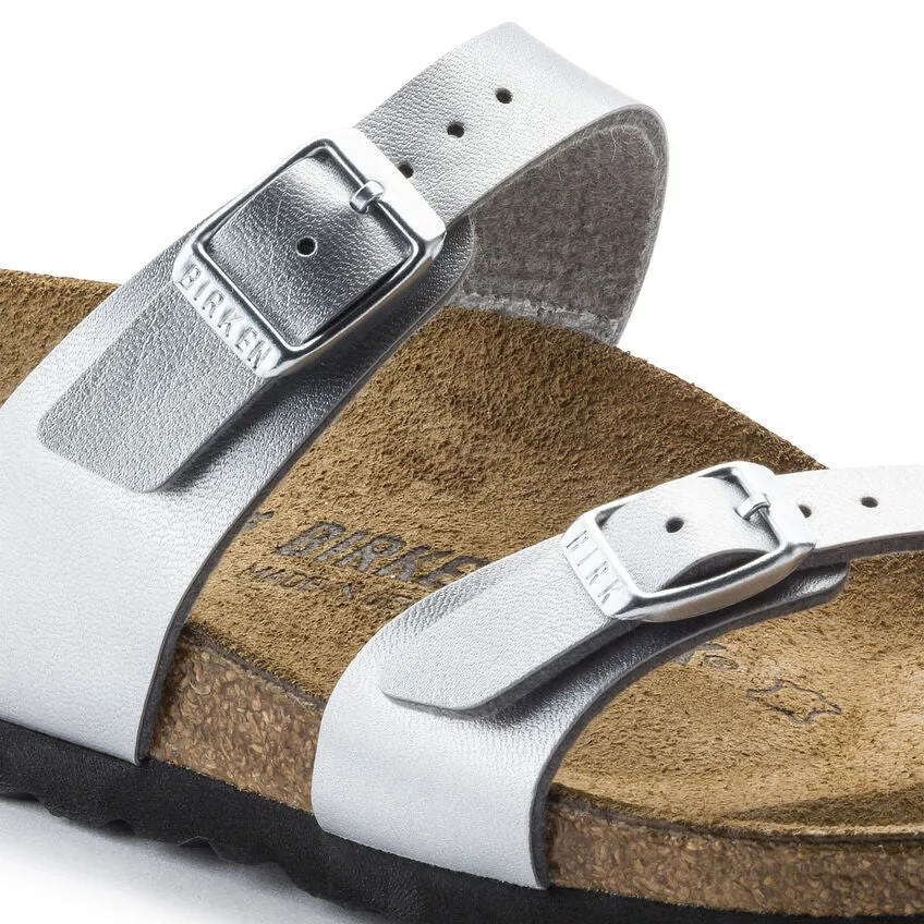 BIRKENSTOCK MAYARI SILVER BIRKO-FLOR