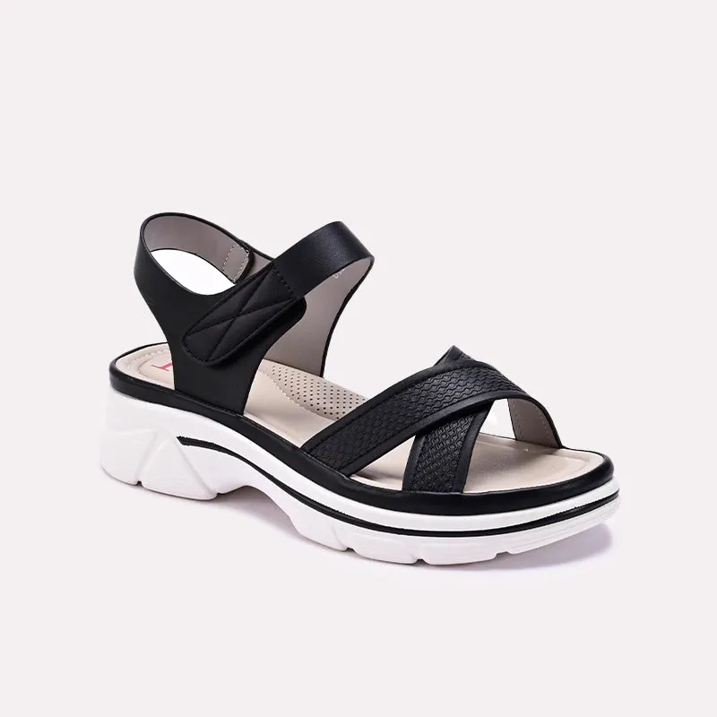 Black Comfortable Casual Sandals 0421565