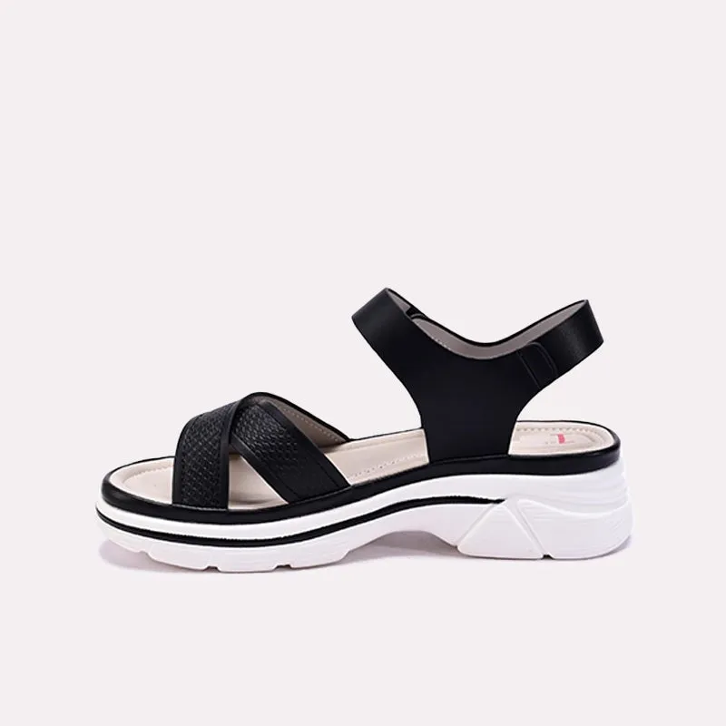 Black Comfortable Casual Sandals 0421565