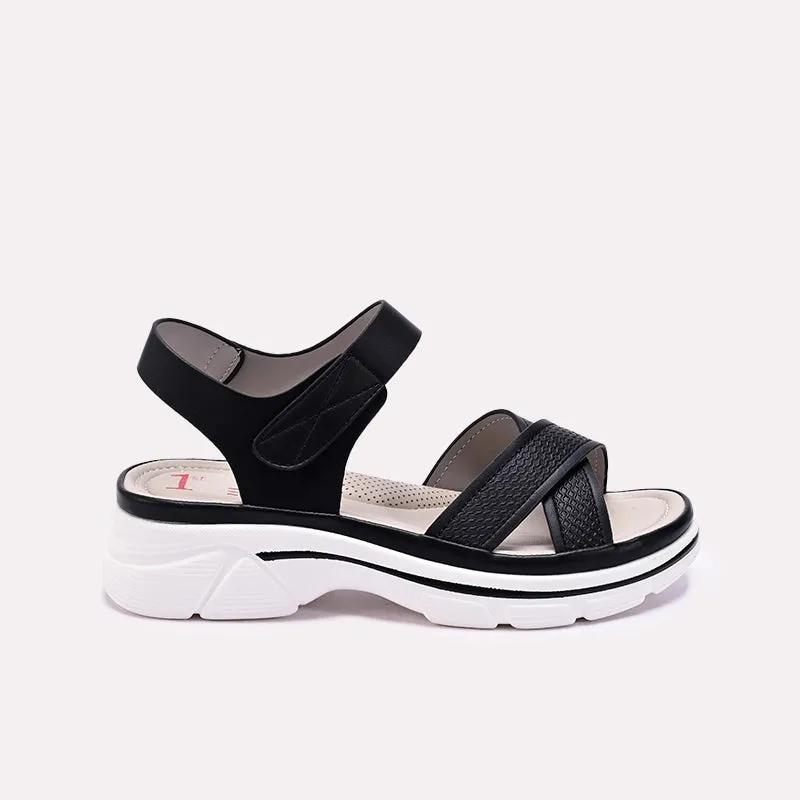 Black Comfortable Casual Sandals 0421565