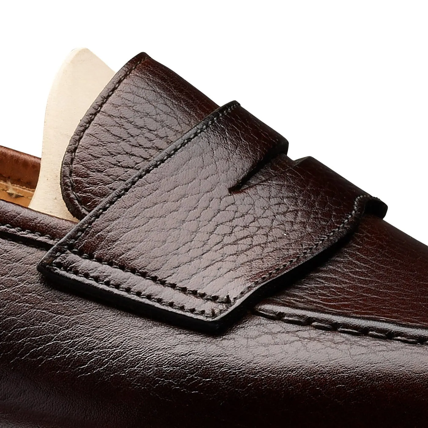 Boston Dark Brown Country Calf Grain (Dainite Sole)
