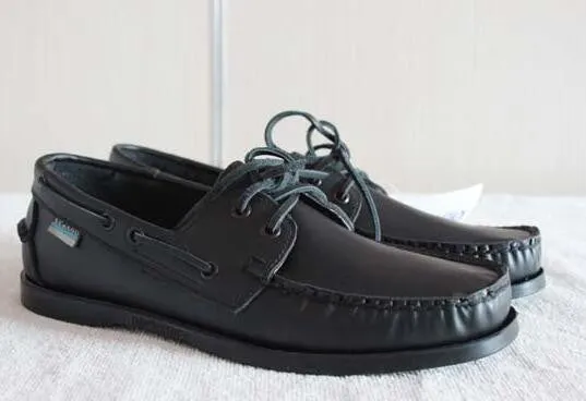 British Style Fashion Men Boat Shoes Spring Autumn Youth Lace Up Casual Comfortable Flat Men Shoes Round Toe Men Shoes