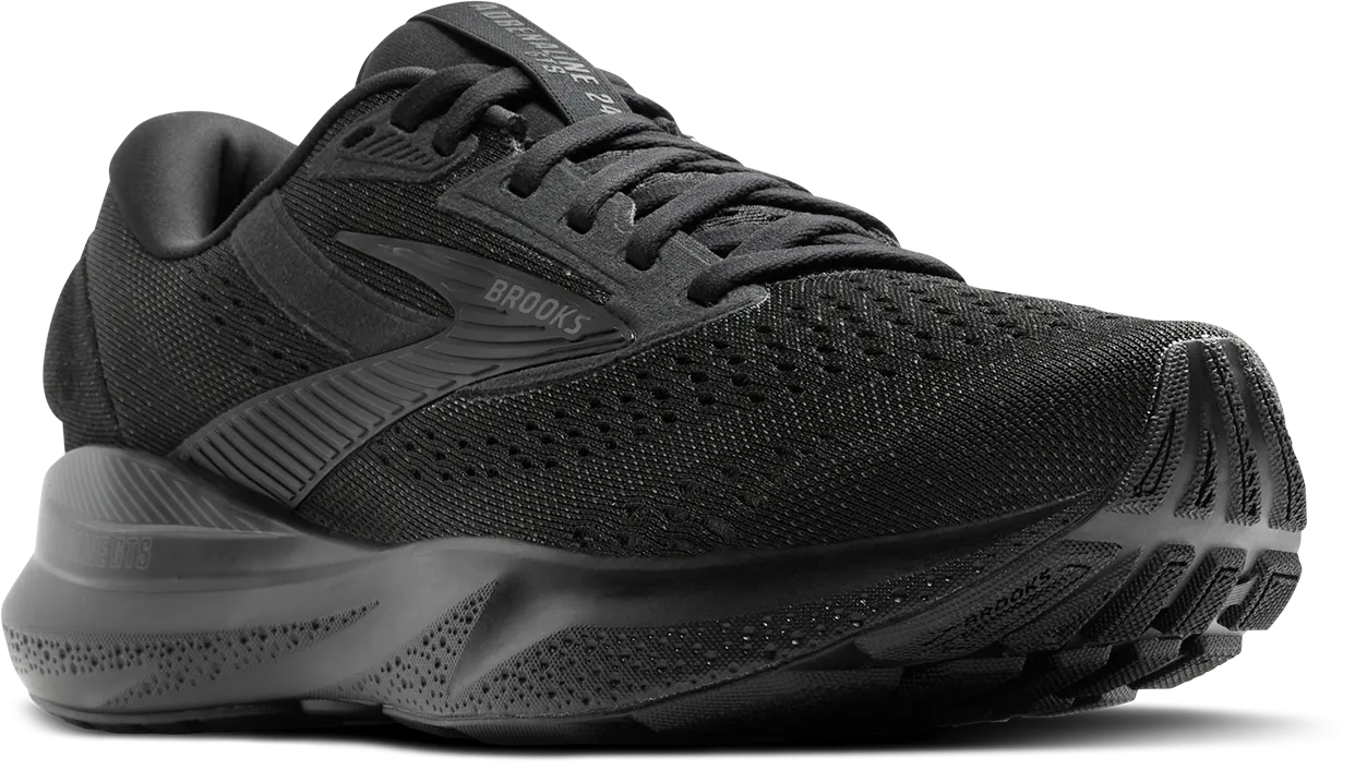 Brooks Adrenaline GTS 24 (Womens) - Black/Black/Ebony