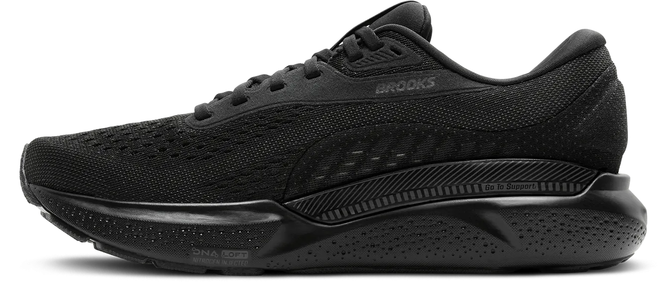 Brooks Adrenaline GTS 24 (Womens) - Black/Black/Ebony