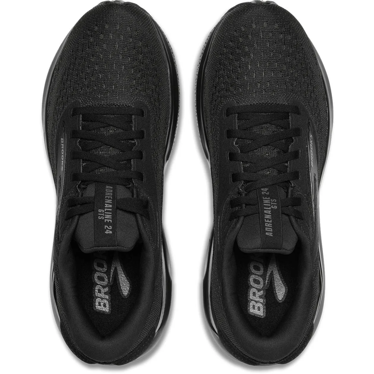 Brooks Adrenaline GTS 24 (Womens) - Black/Black/Ebony