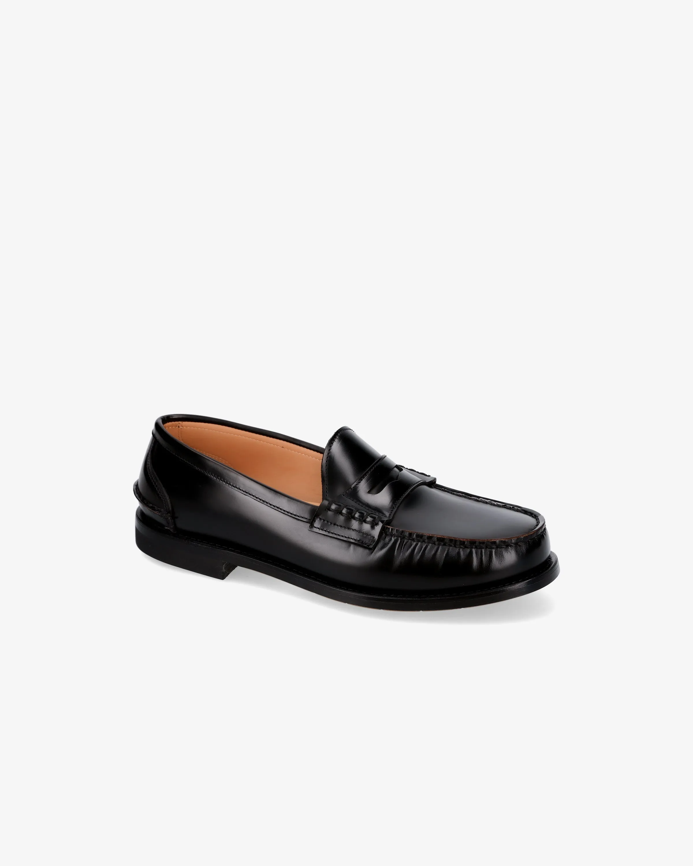 Calfskin Leather Loafer with Leather Sole