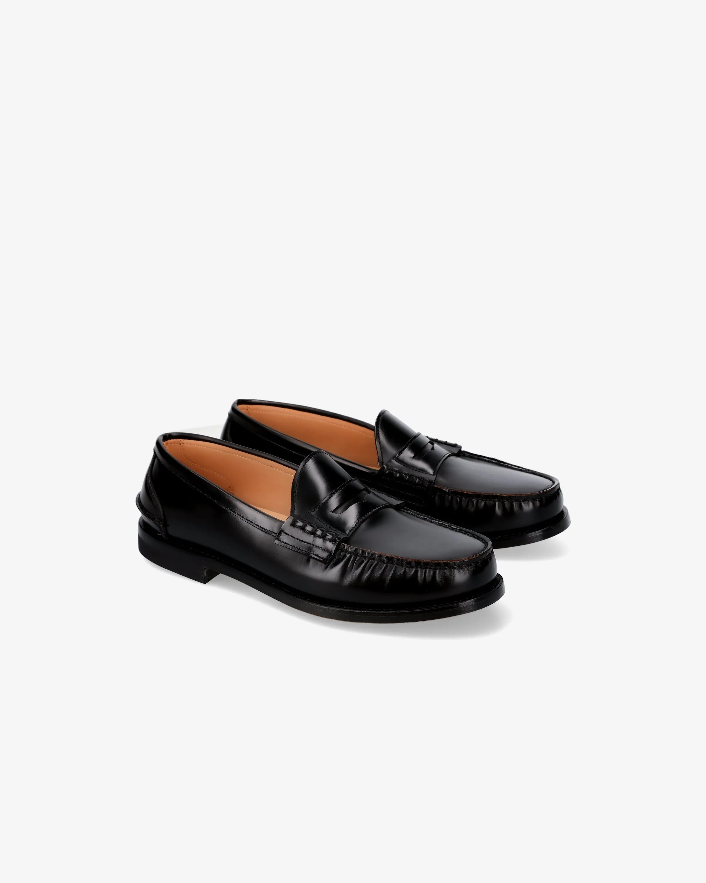 Calfskin Leather Loafer with Leather Sole