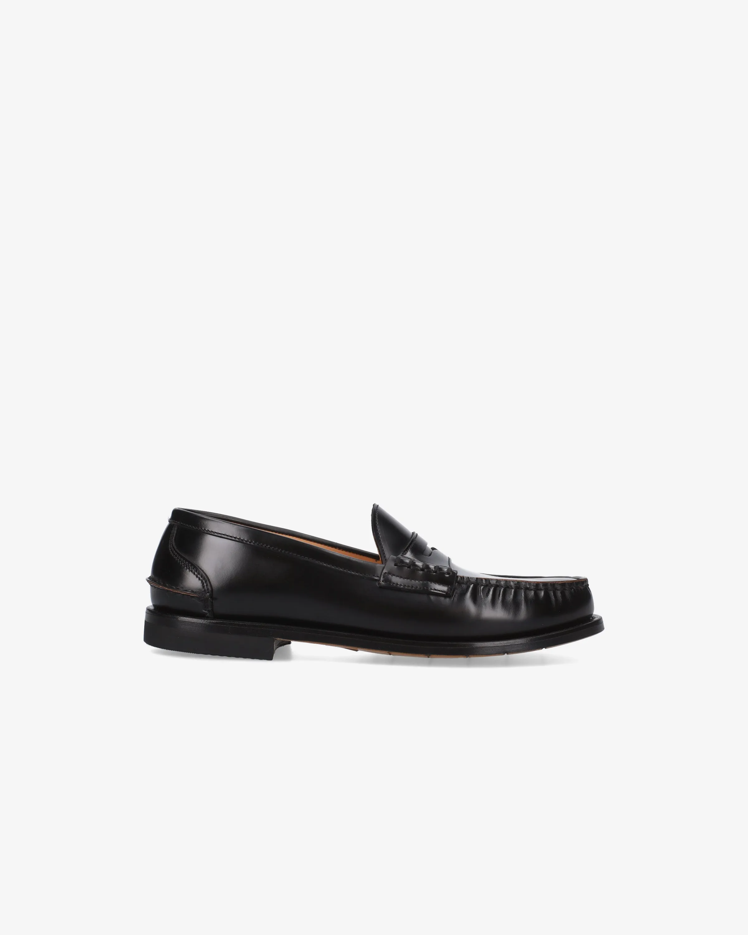 Calfskin Leather Loafer with Leather Sole