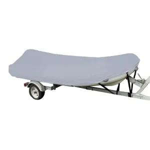 Carver Poly-Flex II Styled-to-Fit Boat Cover f/10.5 Blunt Nose Inflatable Boats - Grey
