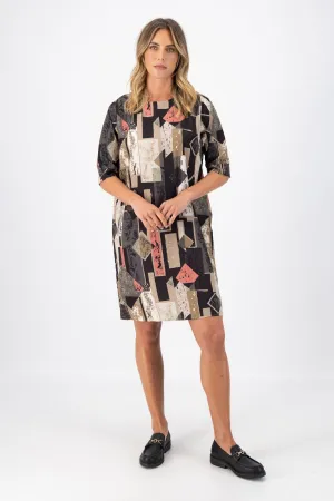 Casco Sencillo Shift Dress Sand