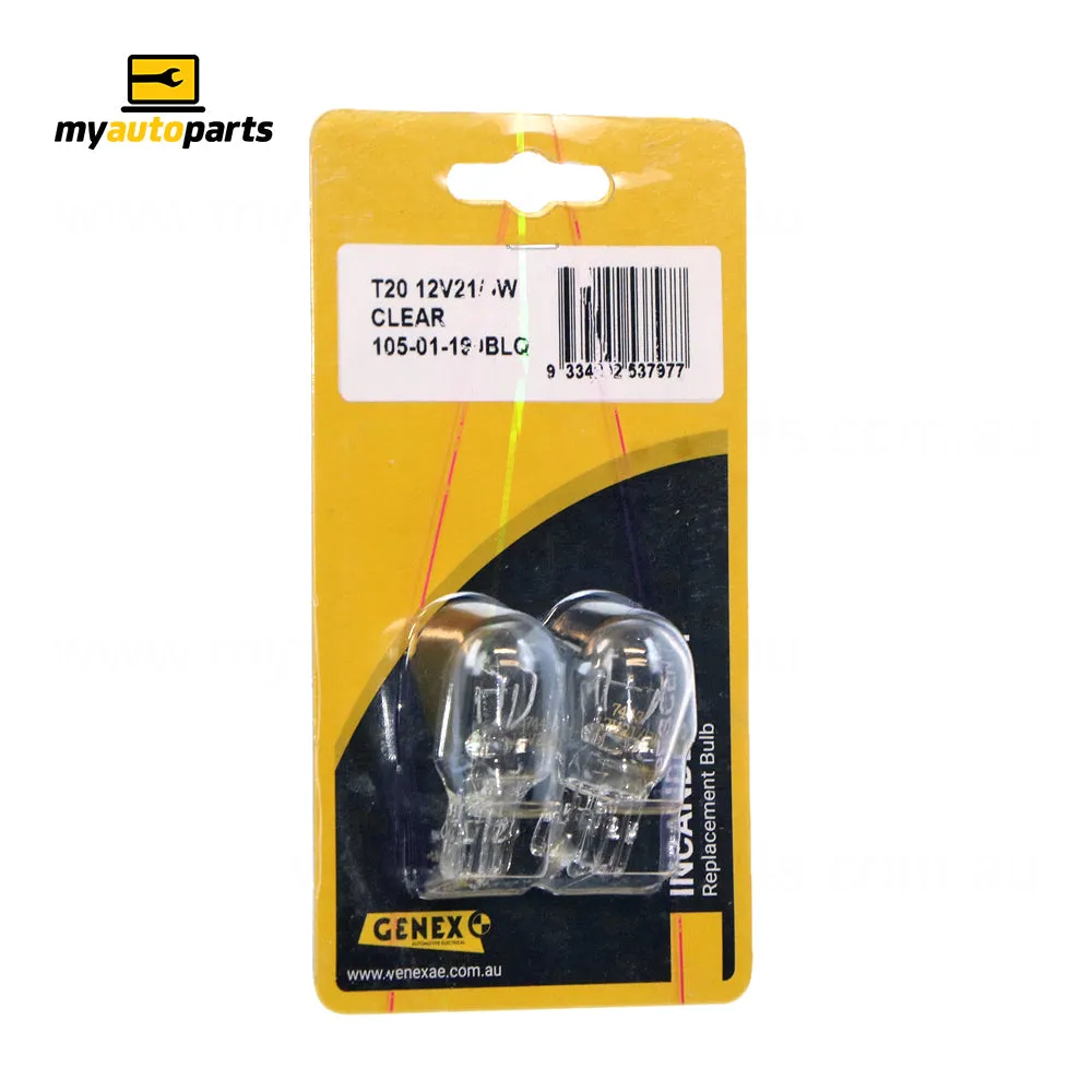 Certified Wedge Bulbs T20 12V 21/5 w suits Generic Application