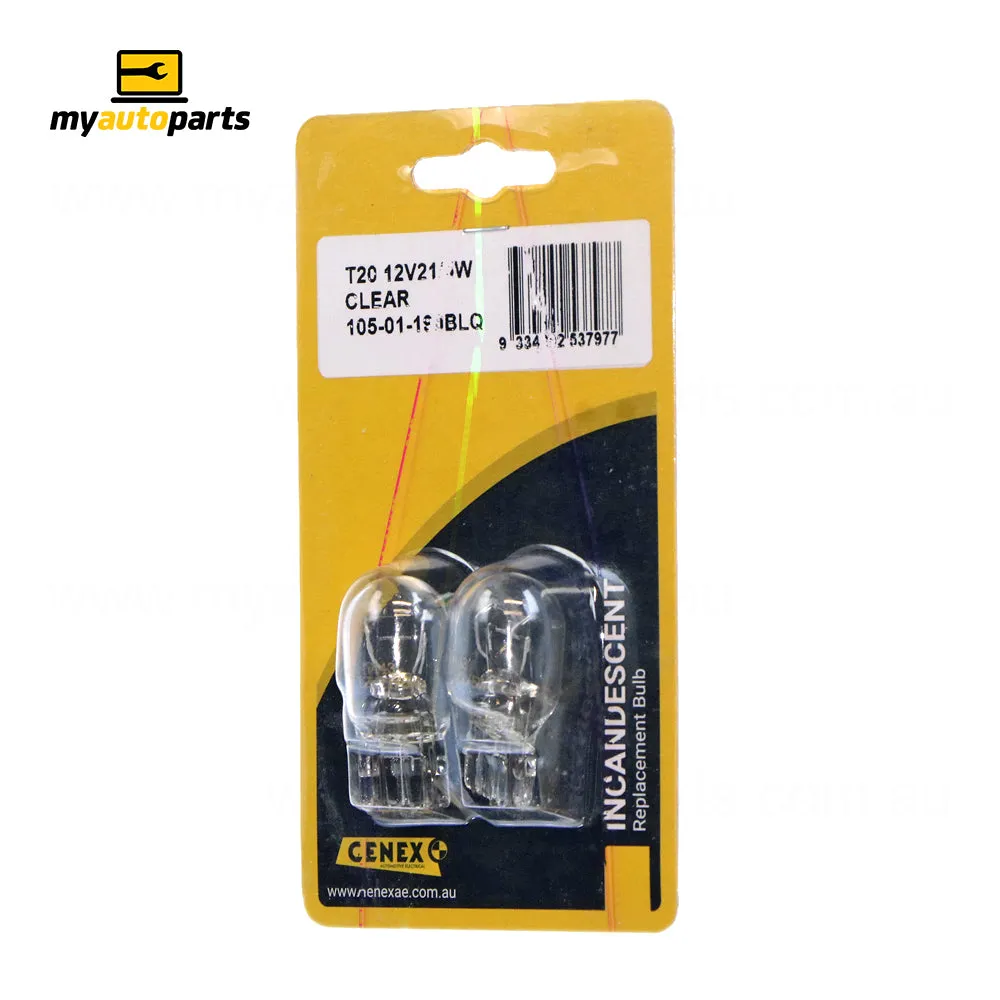 Certified Wedge Bulbs T20 12V 21/5 w suits Generic Application