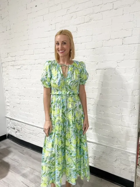 Citrus Splash Maxi Dress