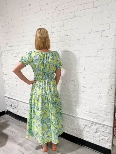 Citrus Splash Maxi Dress