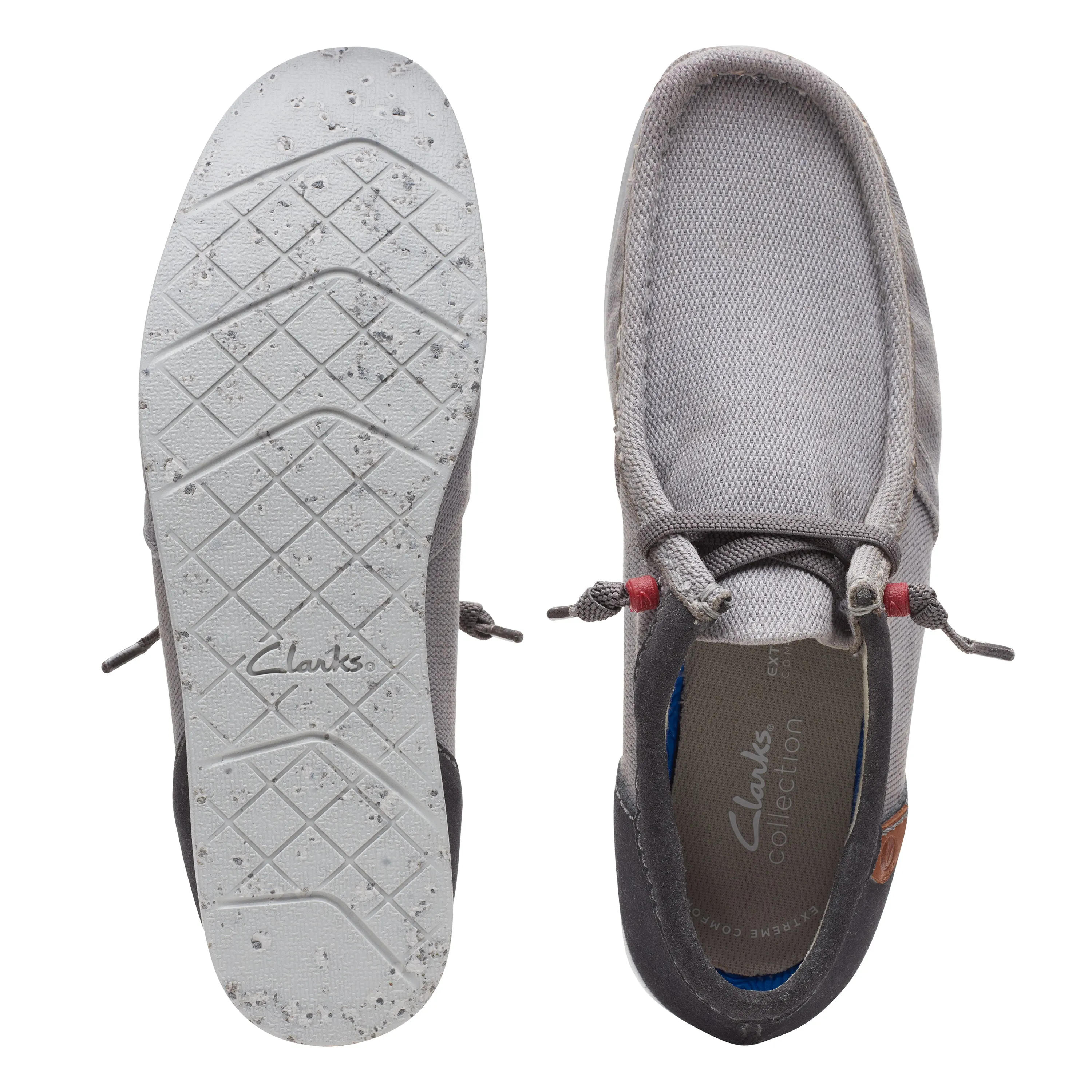Clarks Men's Sharcelite Moccasin - Grey Combi