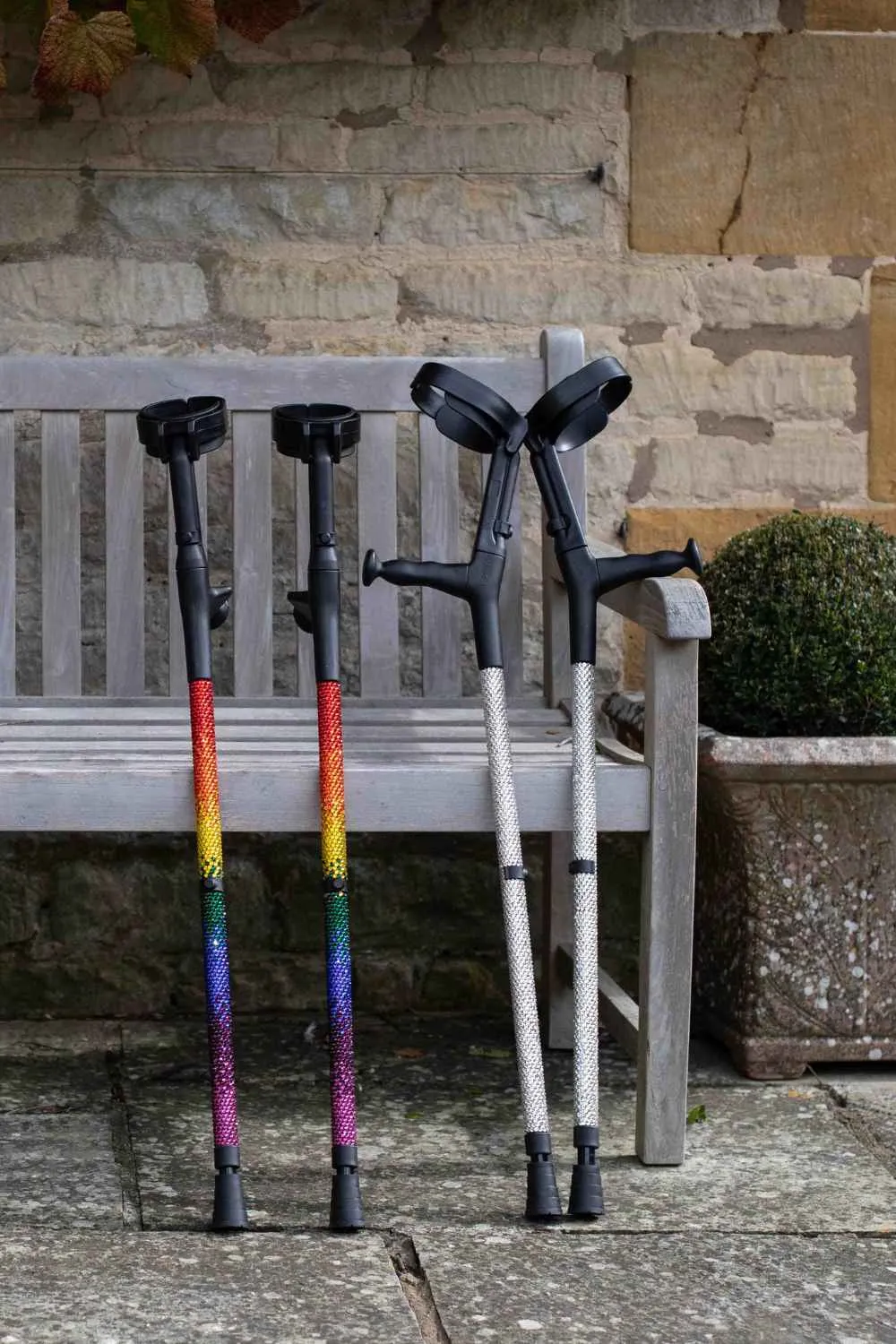 Classic Diamanté Crutches