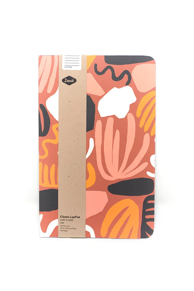 Classic flat-lay notepad