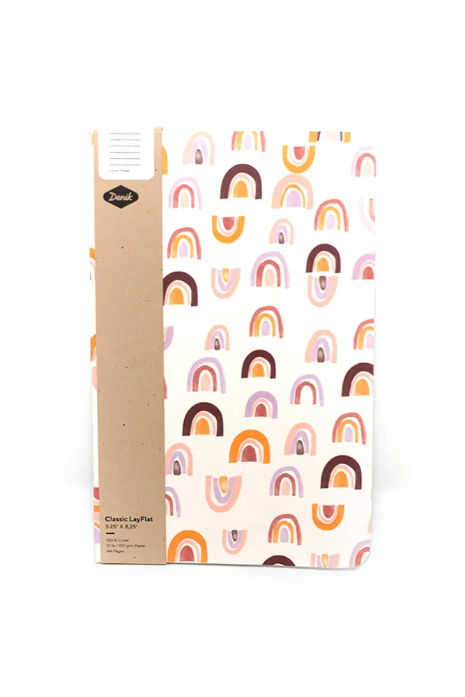 Classic flat-lay notepad
