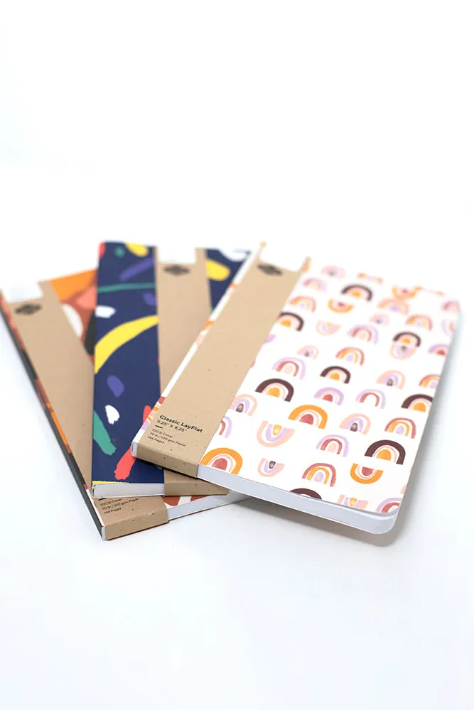 Classic flat-lay notepad