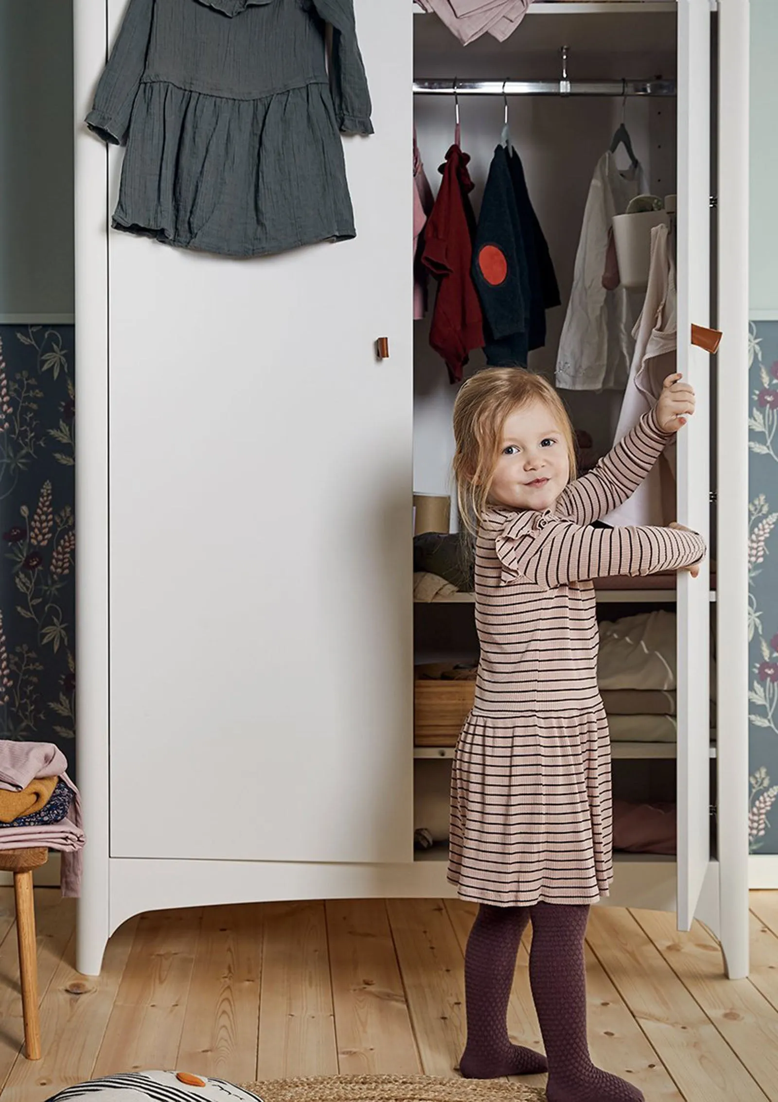 'Classic' Kleiderschrank 2-türig Weiss