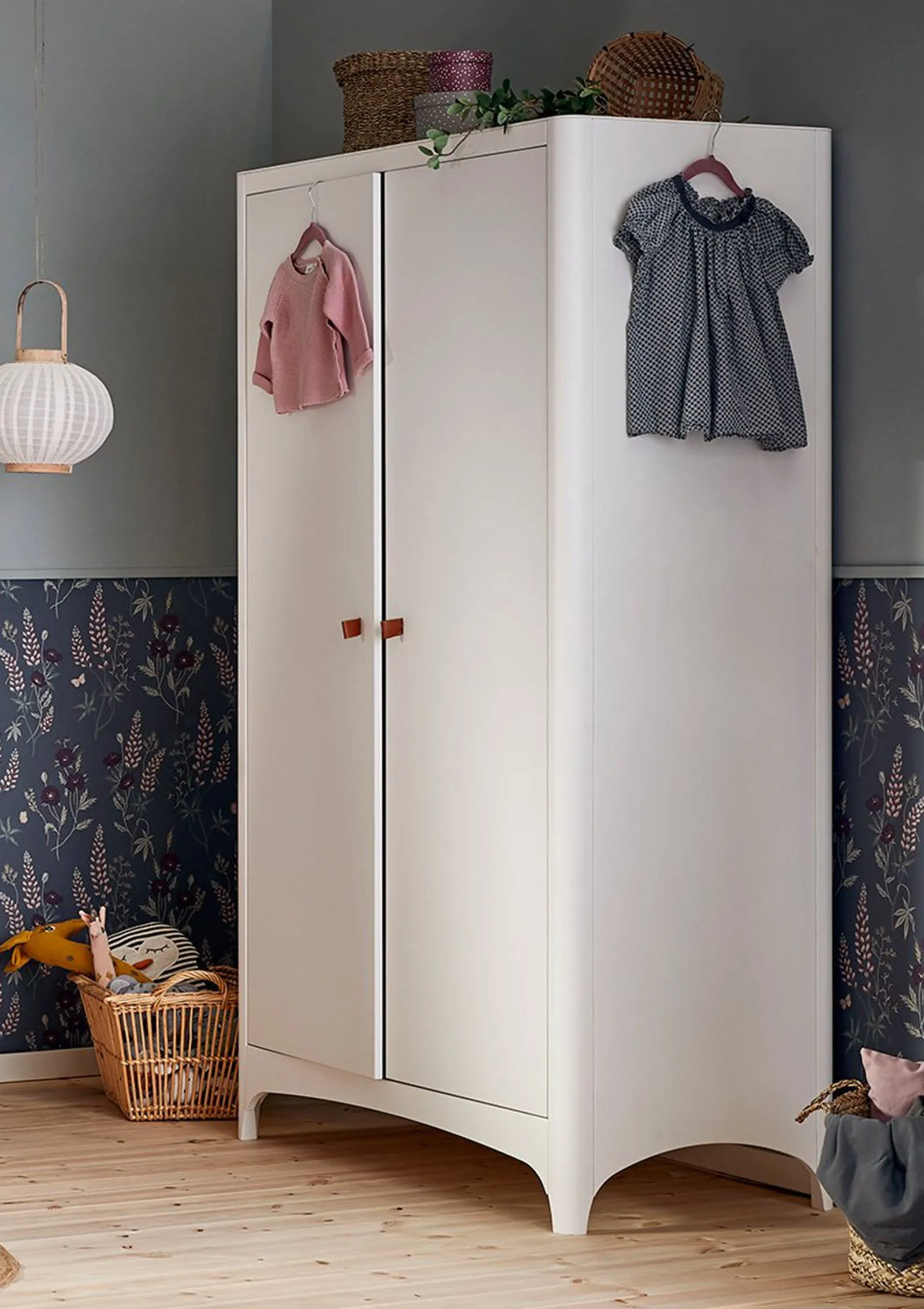 'Classic' Kleiderschrank 2-türig Weiss