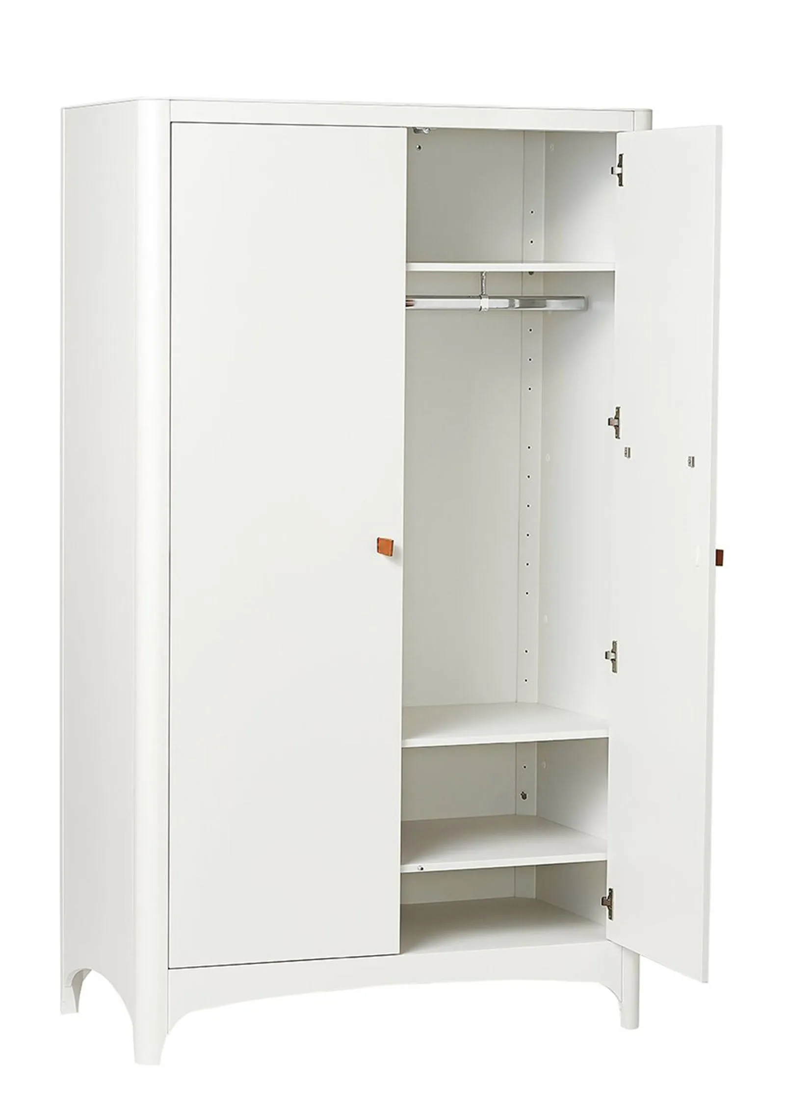 'Classic' Kleiderschrank 2-türig Weiss